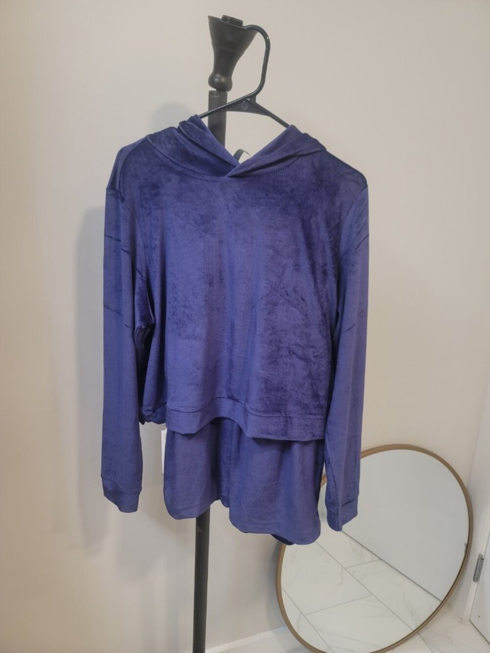 Vuori Haven Hoodie  & Wide Leg Pants XL Set Womens Stellar Sky Soft Blue